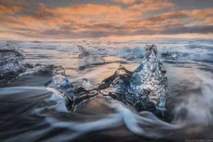 2-dagers vintertur på Sørkysten med brelagunen Jokulsarlon og krystallisgrotte